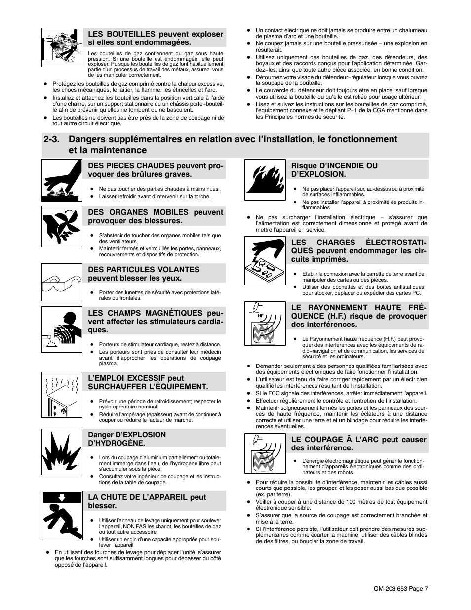 Et la maintenance | Hobart Welding Products AIRFORCE ICE-27C User Manual | Page 11 / 36