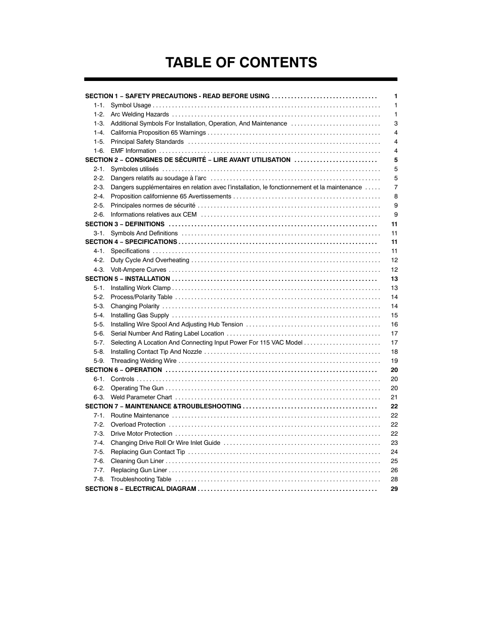 Hobart Welding Products HANDLER OM-947 User Manual | Page 3 / 48