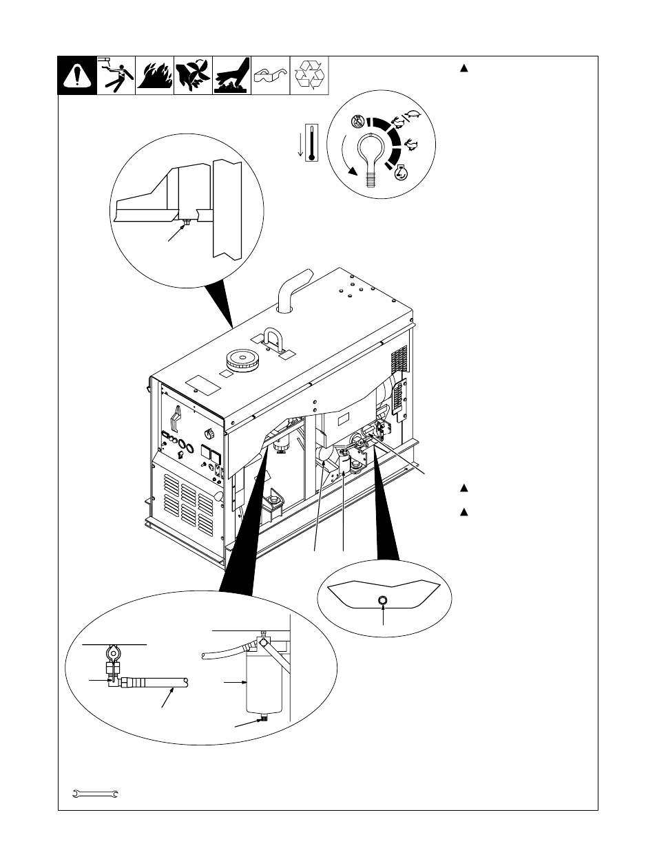 4. servicing fuel and lubrication systems | Hobart Welding Products CONTRACTOR 3225D User Manual | Page 31 / 60