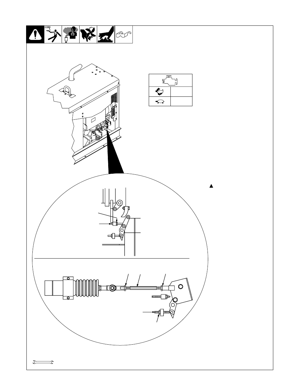 5. adjusting engine speed | Hobart Welding Products CONTRACTOR 3225D User Manual | Page 32 / 60