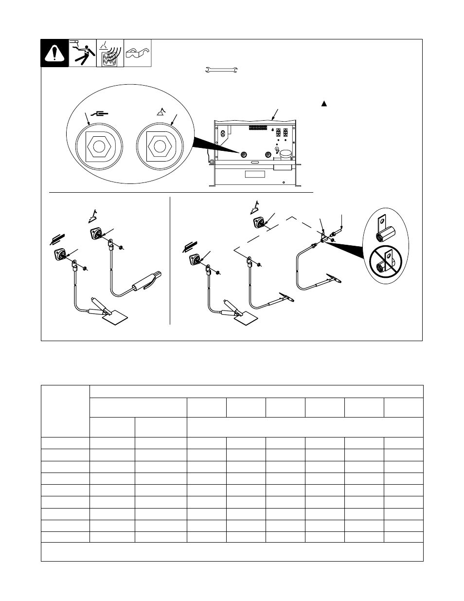 5. connecting to weld output terminals, 6. selecting weld cable sizes | Hobart Welding Products POWERPAK OM-478 User Manual | Page 22 / 84