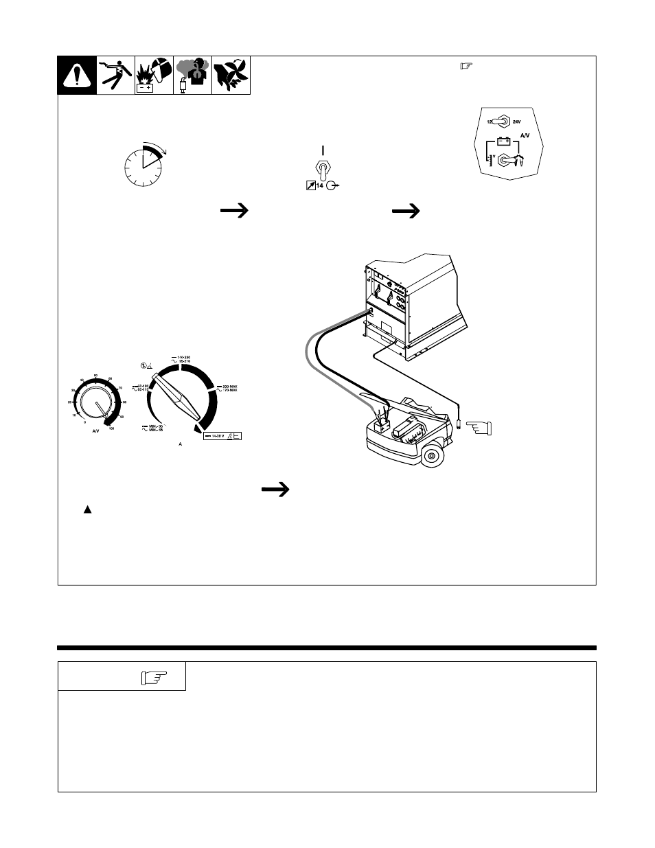 5. jump starting procedure | Hobart Welding Products POWERPAK OM-478 User Manual | Page 35 / 84