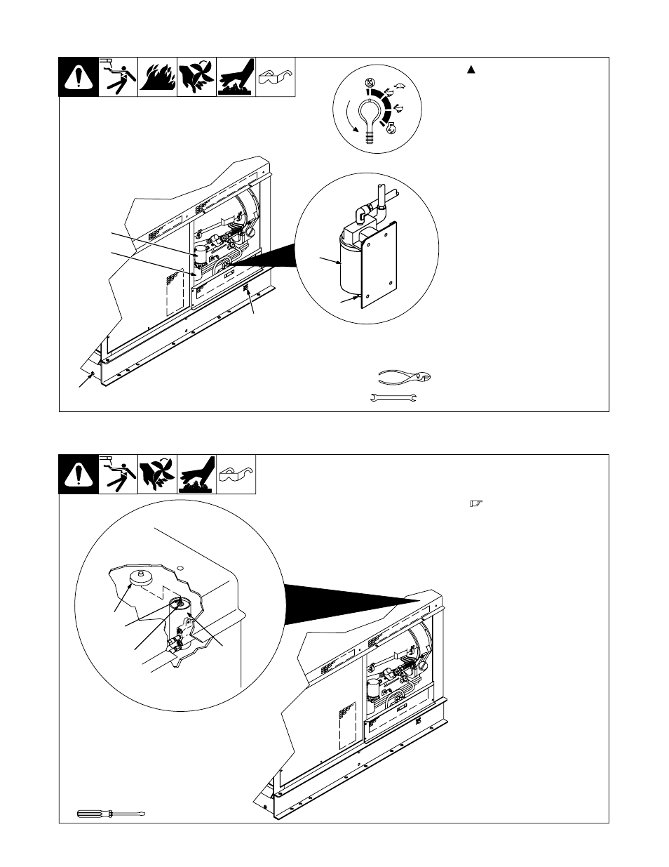 4. servicing engine fuel and lubrication systems, 5. adjusting air pressure | Hobart Welding Products POWERPAK OM-478 User Manual | Page 39 / 84