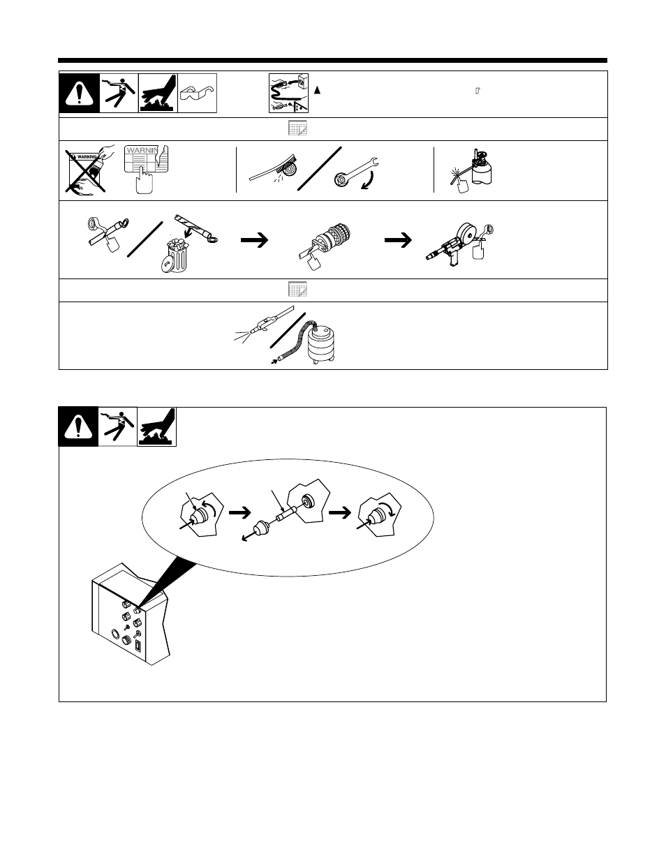 4 – maintenance & troubleshooting, 1. overload protection, 3 months | 6 months | Hobart Welding Products HWC-115A User Manual | Page 11 / 20