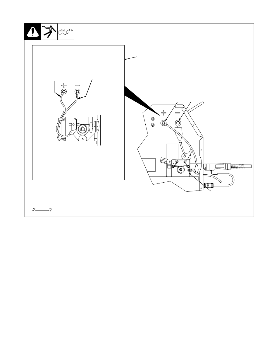 5. setting gun polarity for wire type | Hobart Welding Products BETA-MIG 1800 User Manual | Page 15 / 36