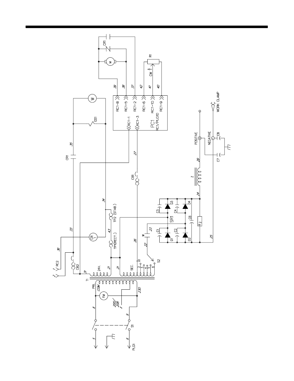 5 – electrical diagram | Hobart Welding Products BETA-MIG 1800 User Manual | Page 27 / 36