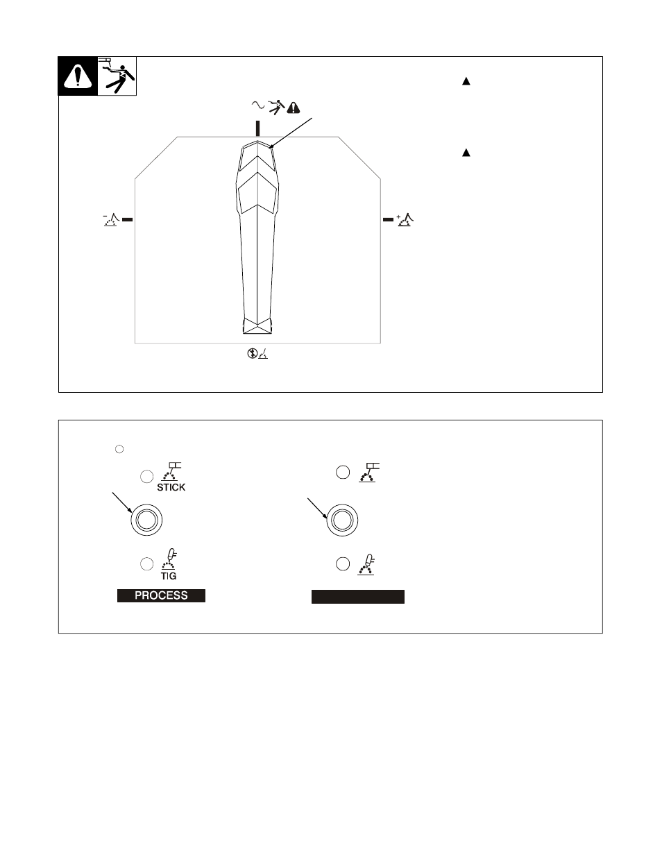 2. output selector switch, 3. process control | Hobart Welding Products CYBERTIG 350LX User Manual | Page 25 / 52