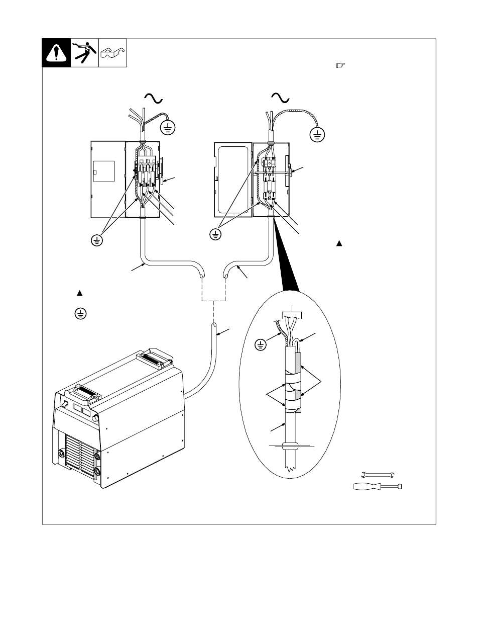 6. connecting input power | Hobart Welding Products STELLAR AT OM-2208 User Manual | Page 19 / 36