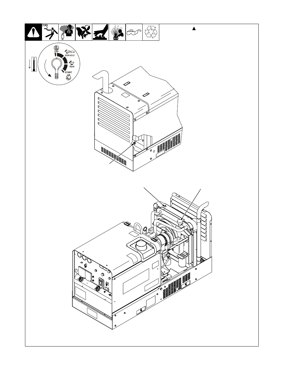 6. servicing engine cooling system | Hobart Welding Products CONTRACTOR 3025 User Manual | Page 33 / 64