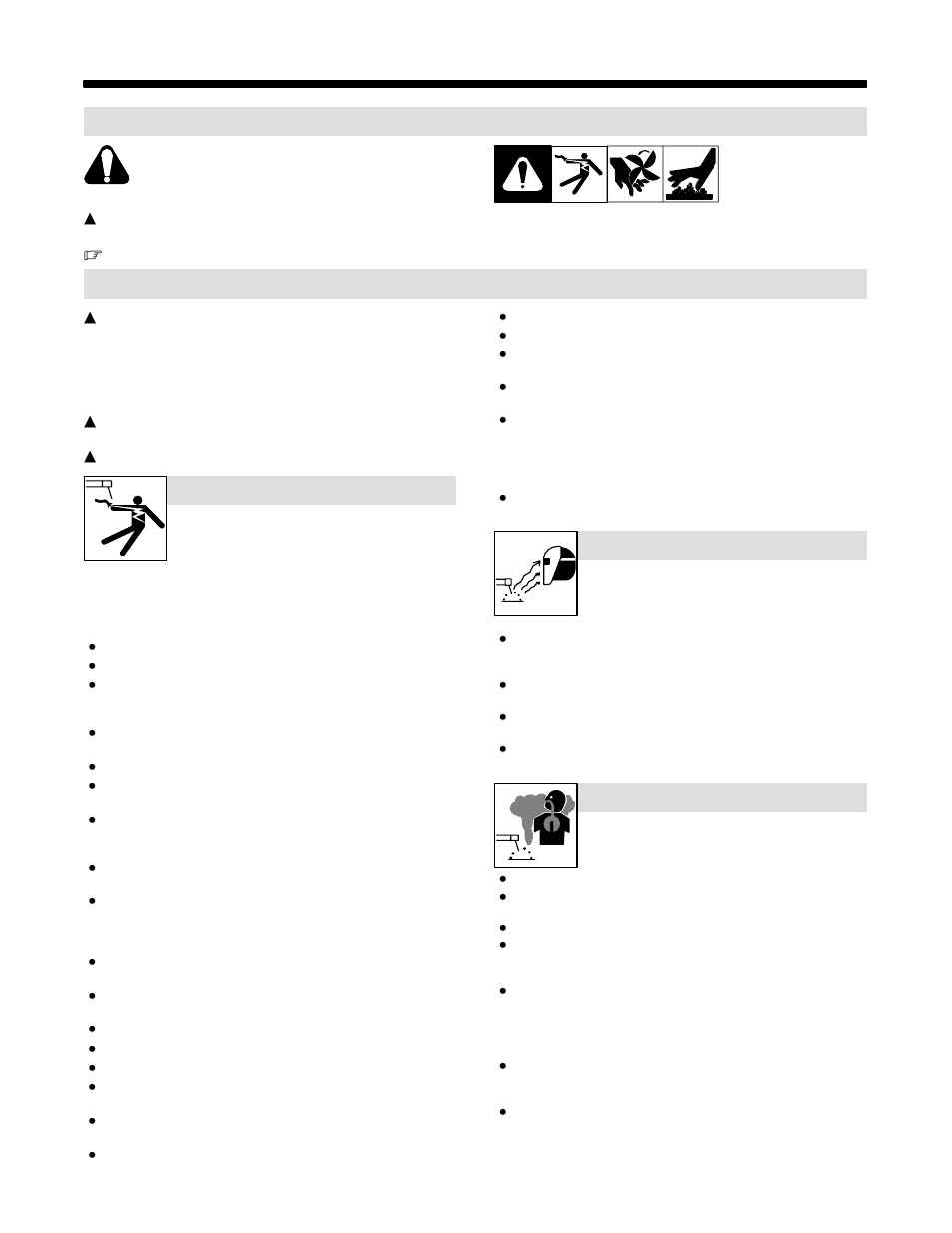 1. symbol usage, 2. arc welding hazards | Hobart Welding Products CONTRACTOR 3025 User Manual | Page 5 / 64
