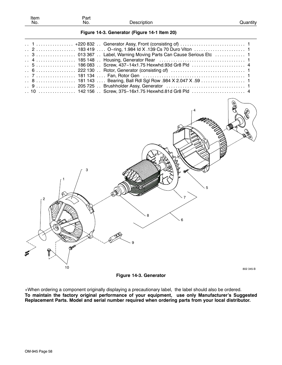 Hobart Welding Products CHAMPION 10 User Manual | Page 62 / 64