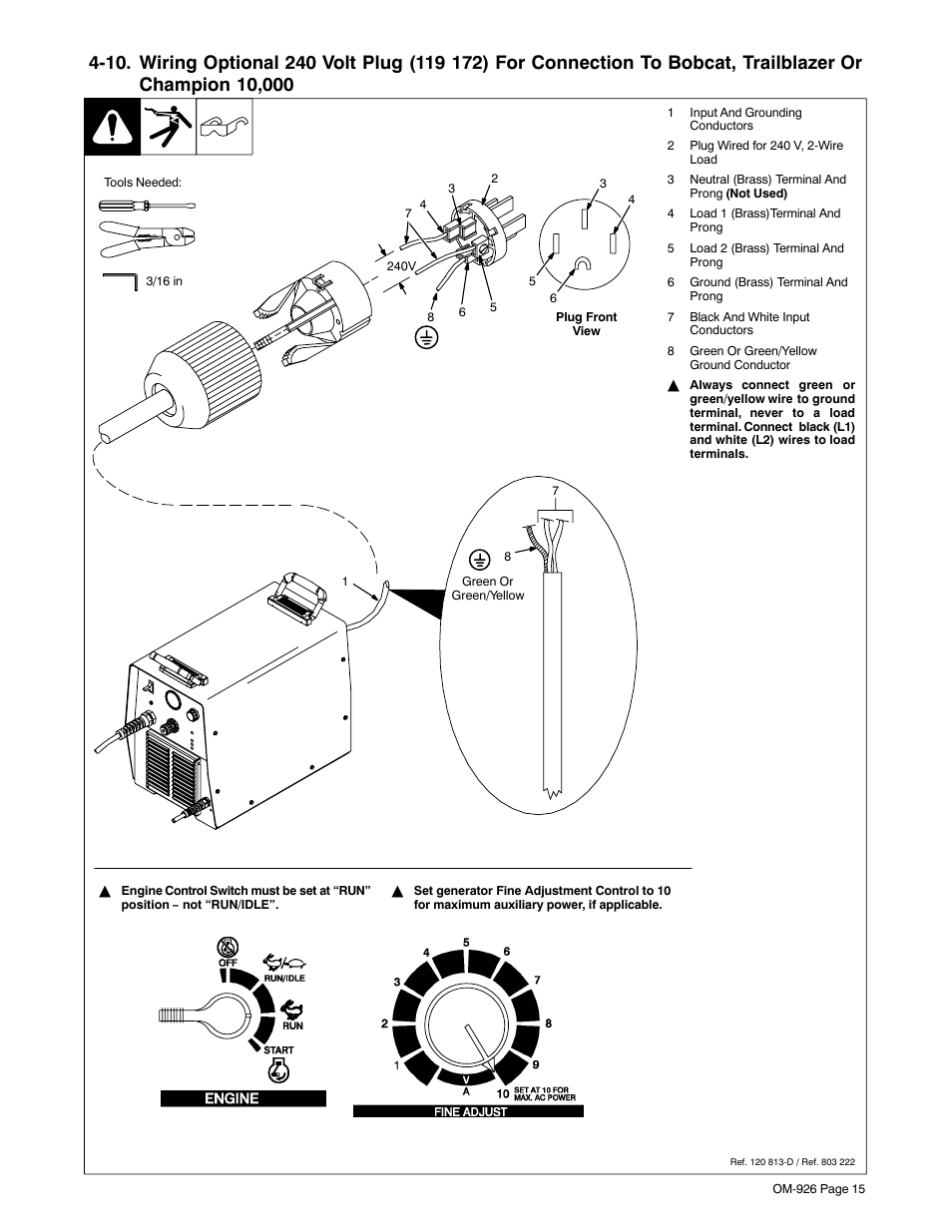 Hobart Welding Products AirForce 625 And ICE-40C Torch User Manual | Page 19 / 40