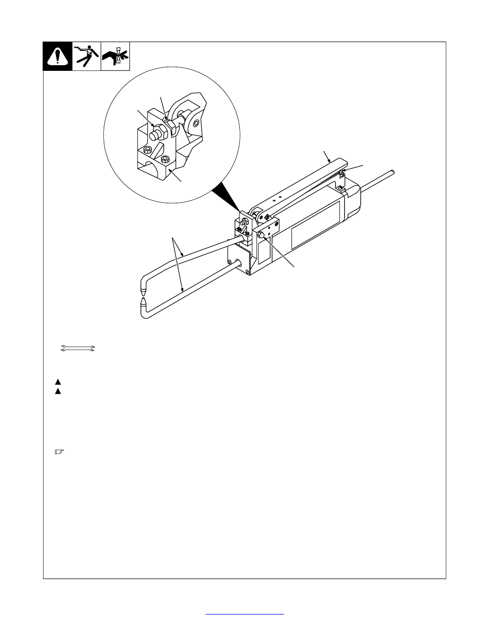 Adjusting tong and hand lever pressure, 3. adjusting tong and hand lever pressure | Hobart Welding Products HSW 25 User Manual | Page 12 / 24