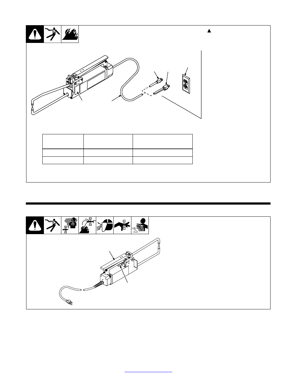 Connecting input power, Section 5 − operation, Controls | 5. connecting input power, 1. controls | Hobart Welding Products HSW 25 User Manual | Page 14 / 24