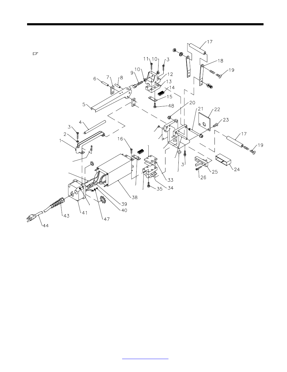 Section 8 − parts list | Hobart Welding Products HSW 25 User Manual | Page 18 / 24