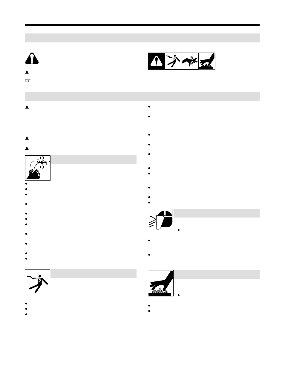 Section 1 − safety precautions - read before using, Symbol usage, Resistance spot welding hazards | 1. symbol usage, 2. resistance spot welding hazards | Hobart Welding Products HSW 25 User Manual | Page 5 / 24