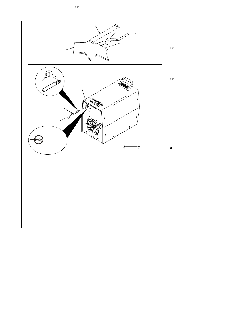 Connecting work clamp and gas/air supply, 6. connecting work clamp and gas/air supply | Hobart Welding Products 625 User Manual | Page 16 / 36