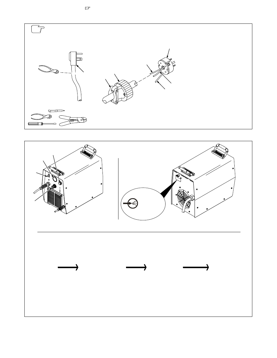 11. installing alternative plug, 12. setting gas/air pressure | Hobart Welding Products 625 User Manual | Page 20 / 36