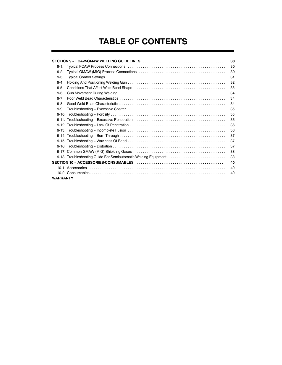 Hobart Welding Products HANDLER 125 User Manual | Page 4 / 48