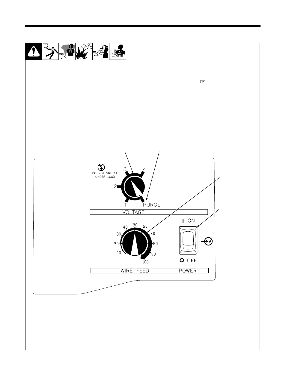 Section 4 − operation, Controls, 1. controls | Hobart Welding Products TM-944C User Manual | Page 15 / 48