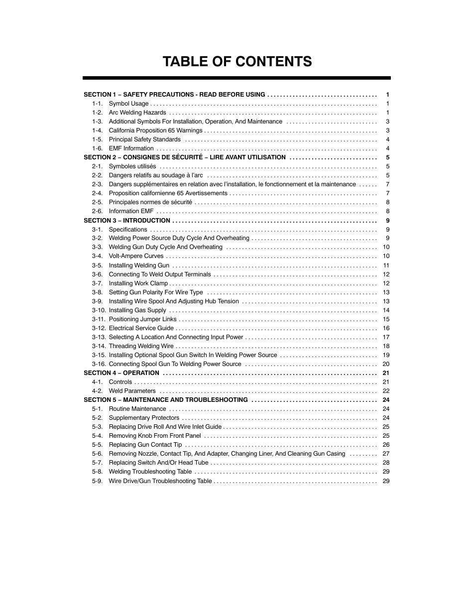 Hobart Welding Products IRONMAN 250 User Manual | Page 3 / 56