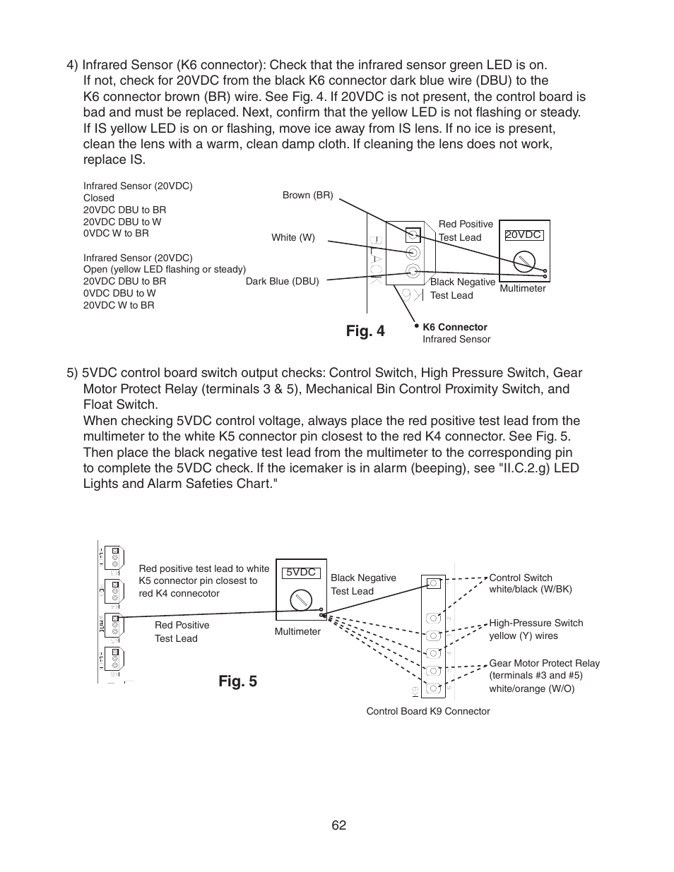 Fig. 5, Fig. 4 | Hoshizaki FD-1001MWH(-C)  EN User Manual | Page 62 / 103