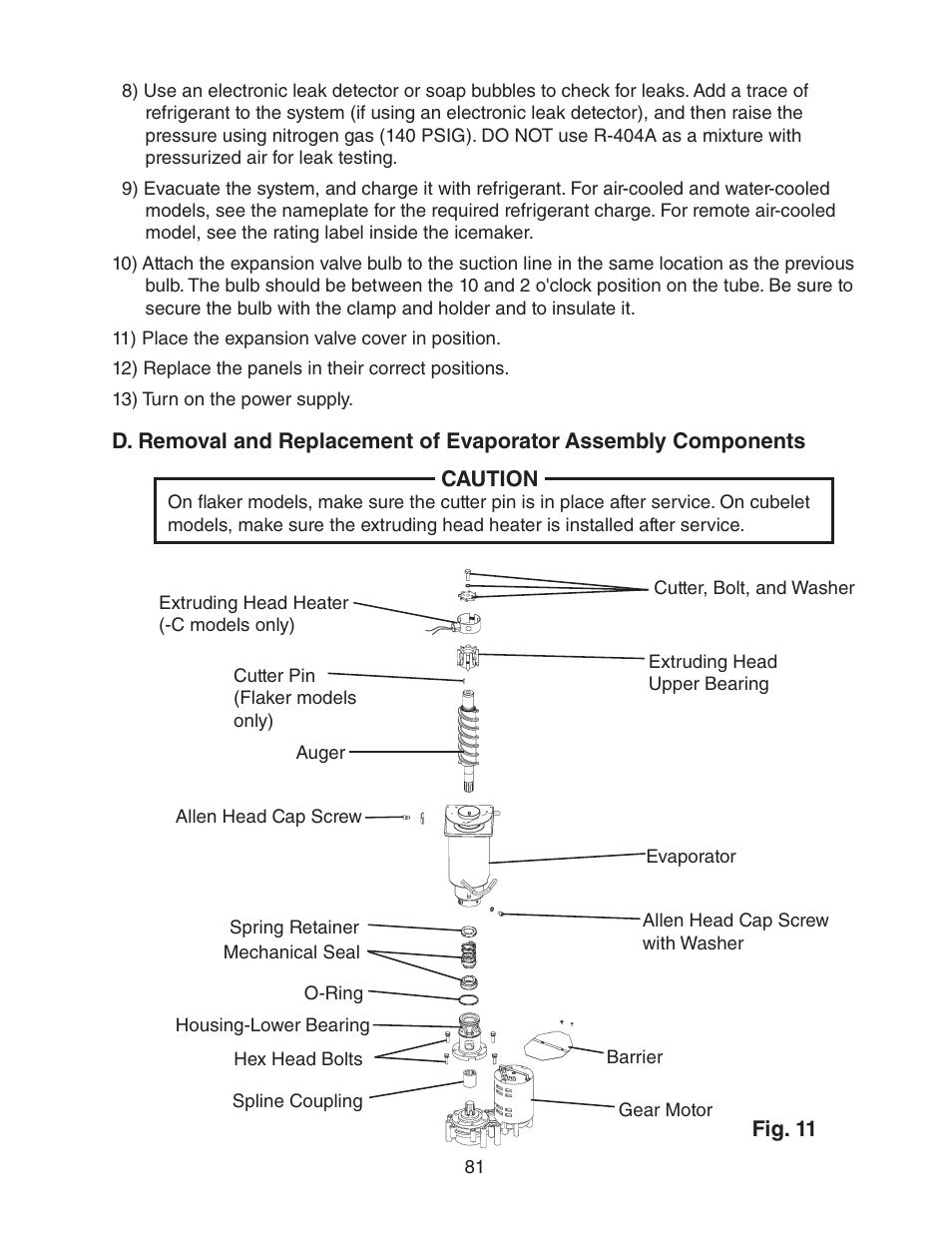 Hoshizaki FD-1001MWH(-C)  EN User Manual | Page 81 / 103