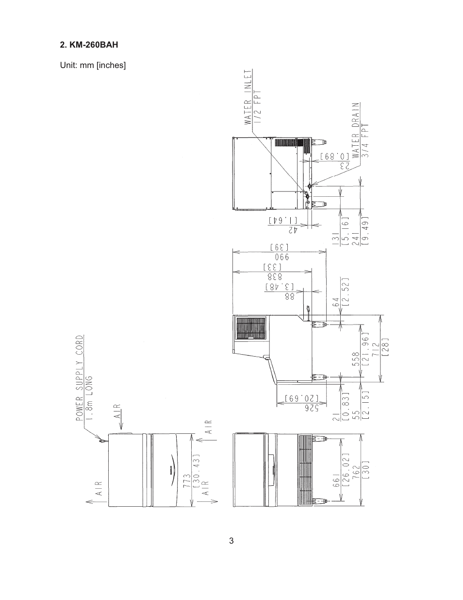 Hoshizaki SELF-CONTAINED CRESCENT CUBER L1F015102 User Manual | Page 6 / 22