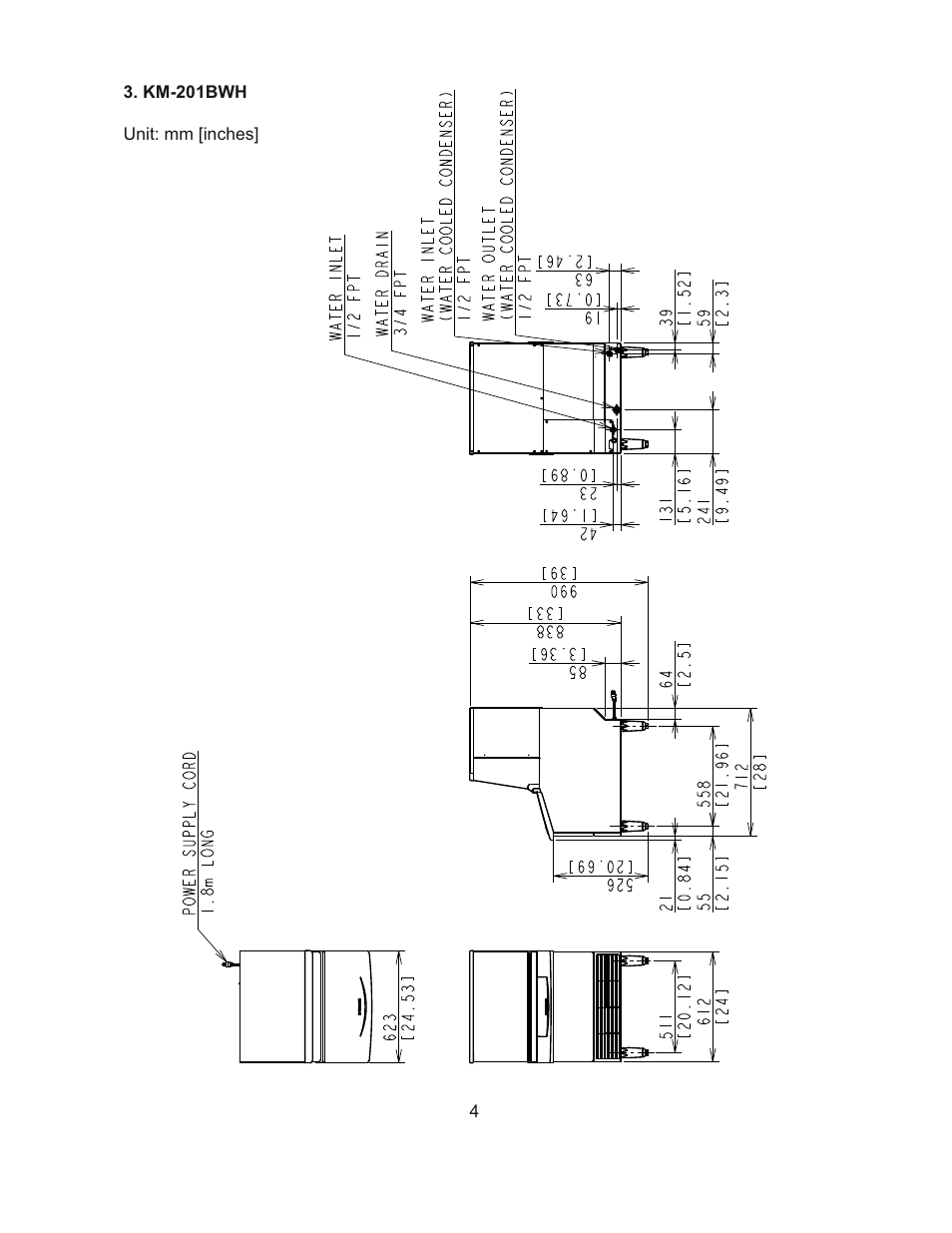 Hoshizaki SELF-CONTAINED CRESCENT CUBER L1F015102 User Manual | Page 7 / 22