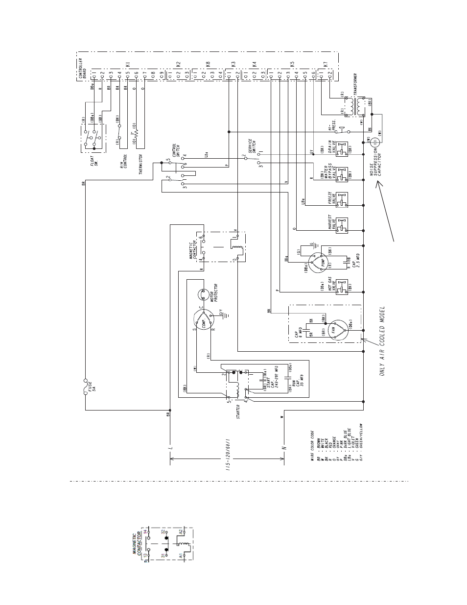 Wiring diagram | Hoshizaki F043-809 KMD-410MWH User Manual | Page 27 / 65