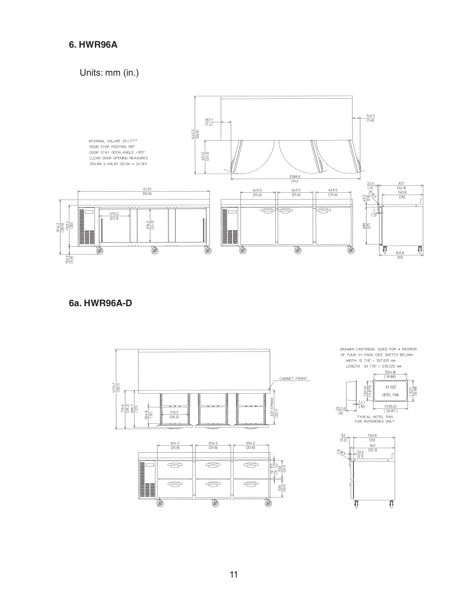 Hwr96a, 6a. hwr96a-d, Hwr96a 6a. hwr96a-d | Hoshizaki HUR40A(-D) User Manual | Page 11 / 64