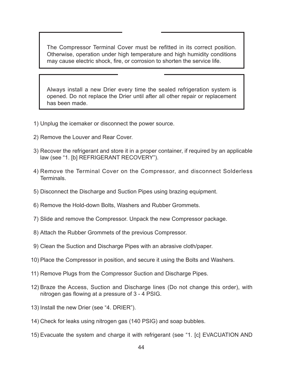 Hoshizaki KM-61BAH User Manual | Page 49 / 84