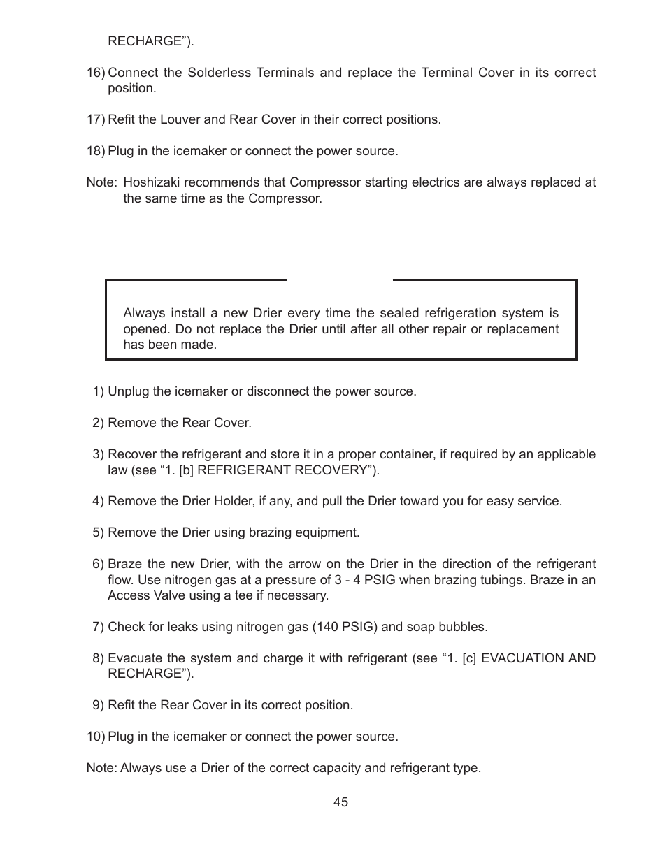 Hoshizaki KM-61BAH User Manual | Page 50 / 84