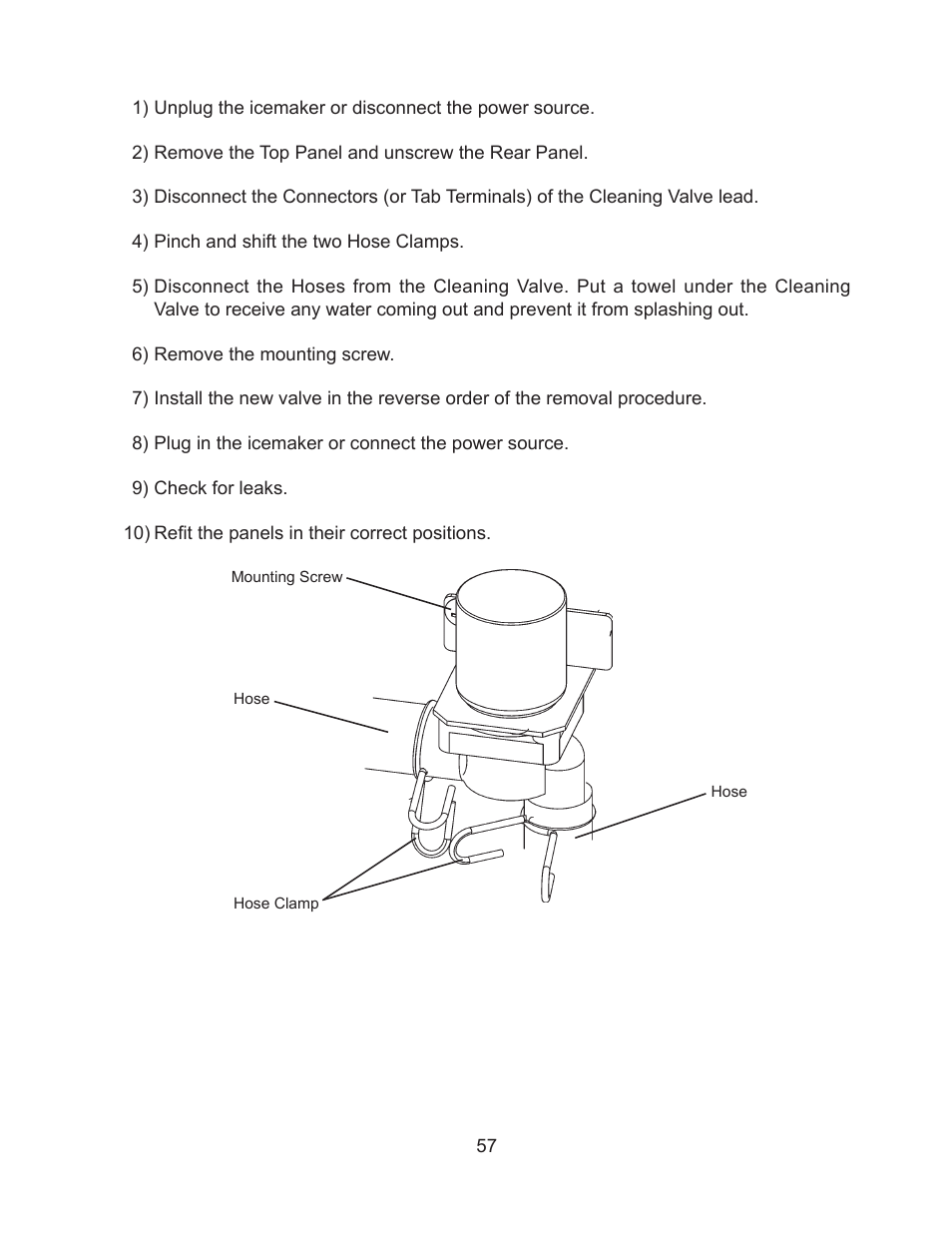 Hoshizaki KM-61BAH User Manual | Page 62 / 84