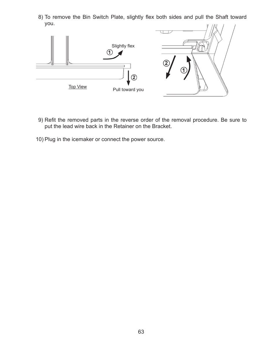 Fig. 22 | Hoshizaki KM-61BAH User Manual | Page 68 / 84