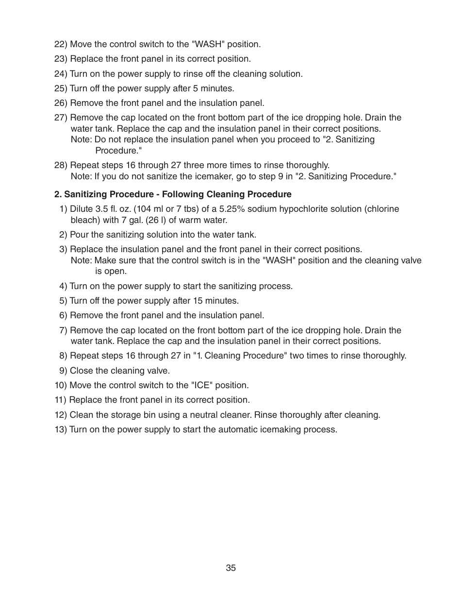 Hoshizaki KM-1900SAH/3 User Manual | Page 35 / 38