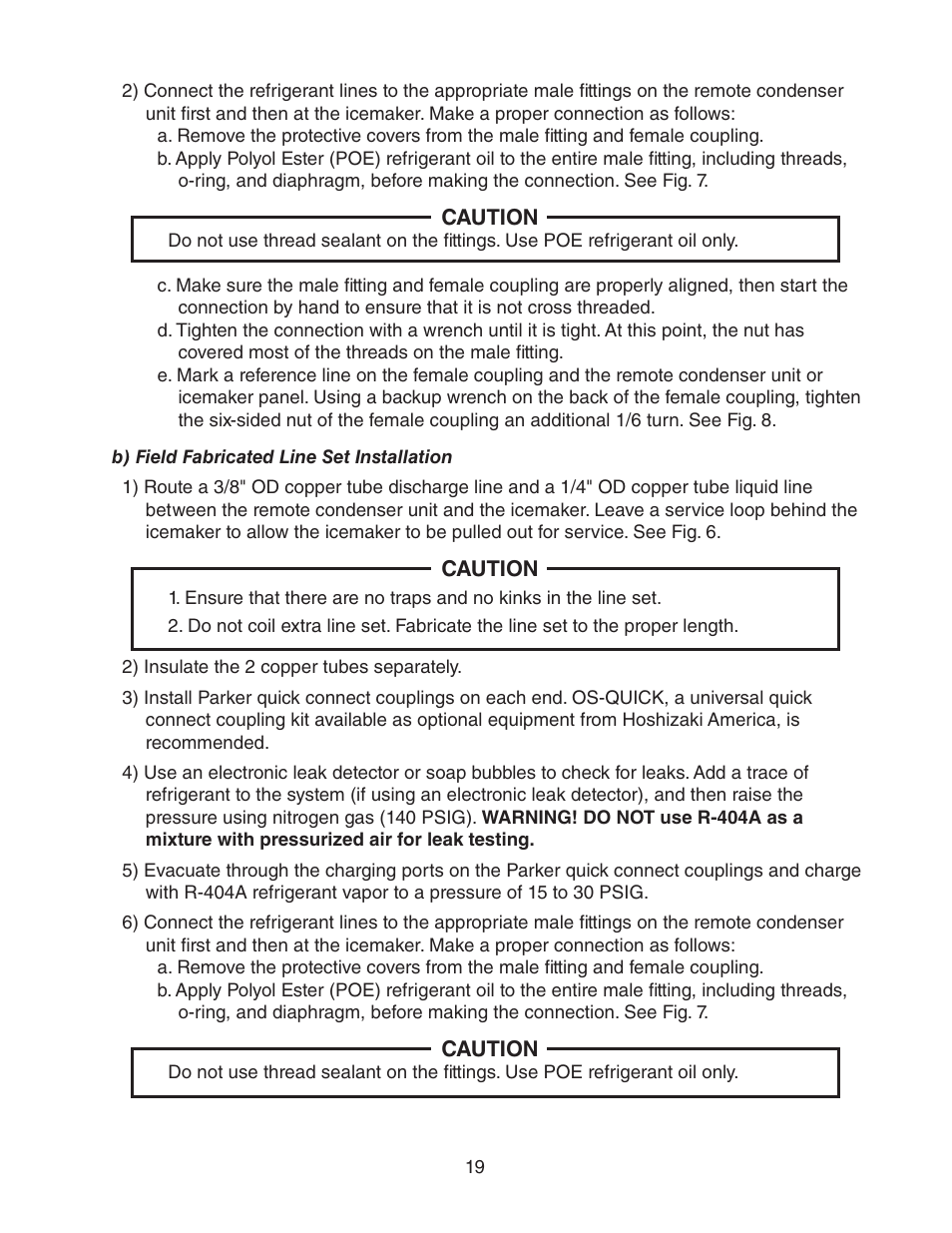 Hoshizaki FD-1001MRH(-C) User Manual | Page 19 / 44