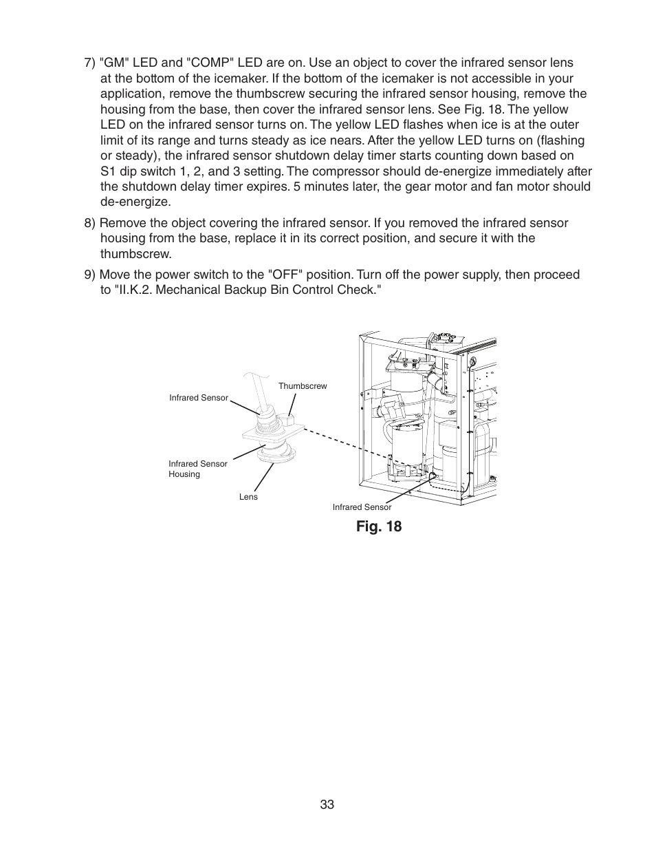 Fig. 18 | Hoshizaki FD-1001MRH(-C) User Manual | Page 33 / 44