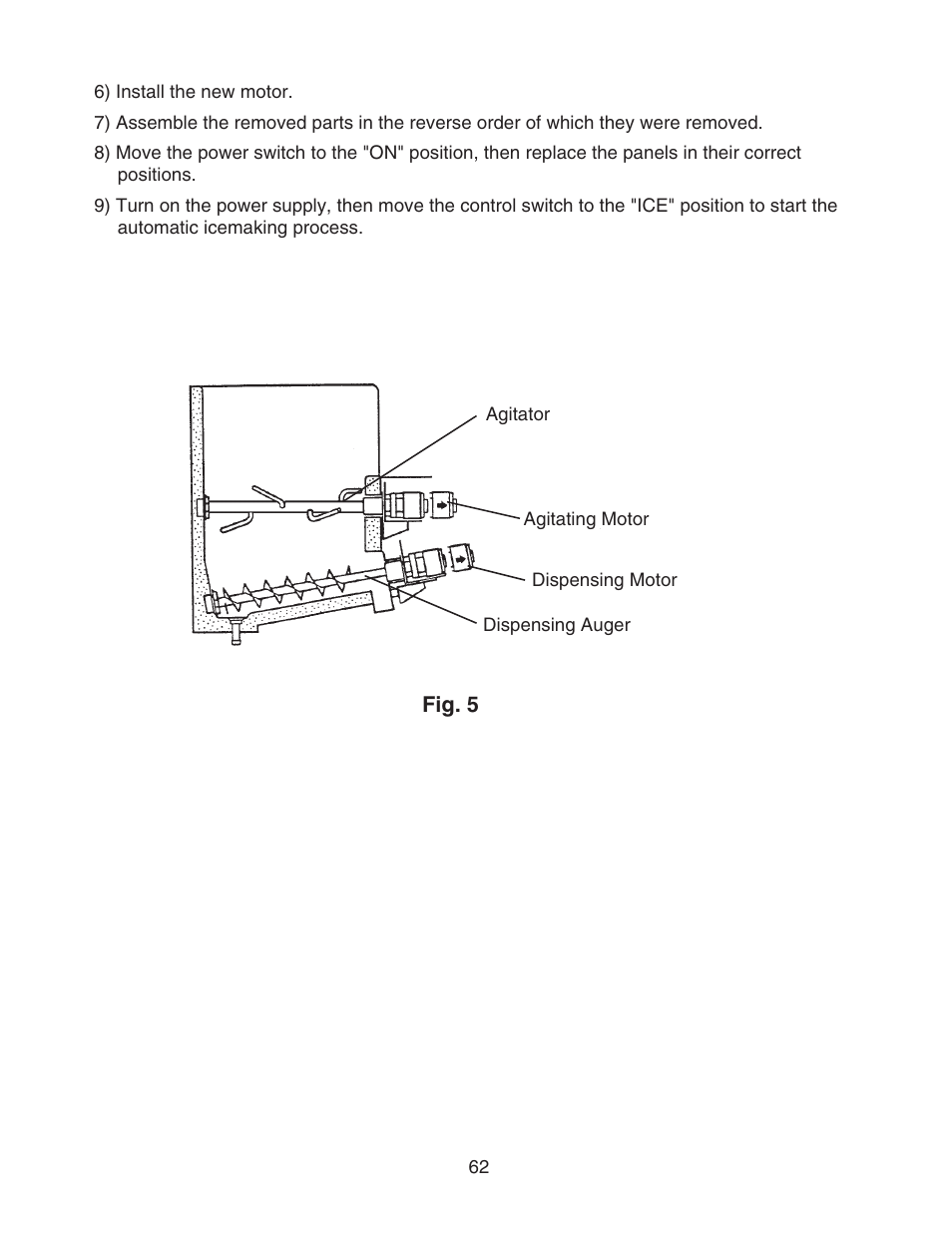 Hoshizaki CUBELET ICEMAKER/DISPENSER DCM-750BAH-OS User Manual | Page 62 / 69