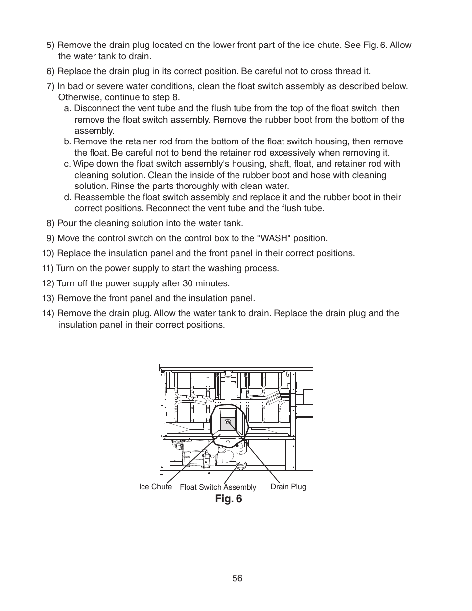 Hoshizaki STACKABLE CRESCENT CUBER KM-1301SAH-E User Manual | Page 56 / 59
