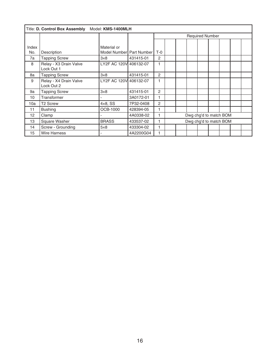 Hoshizaki MODULAR CRESCENT CUBER SERENITY SERIES KMS-1400MLH User Manual | Page 16 / 21