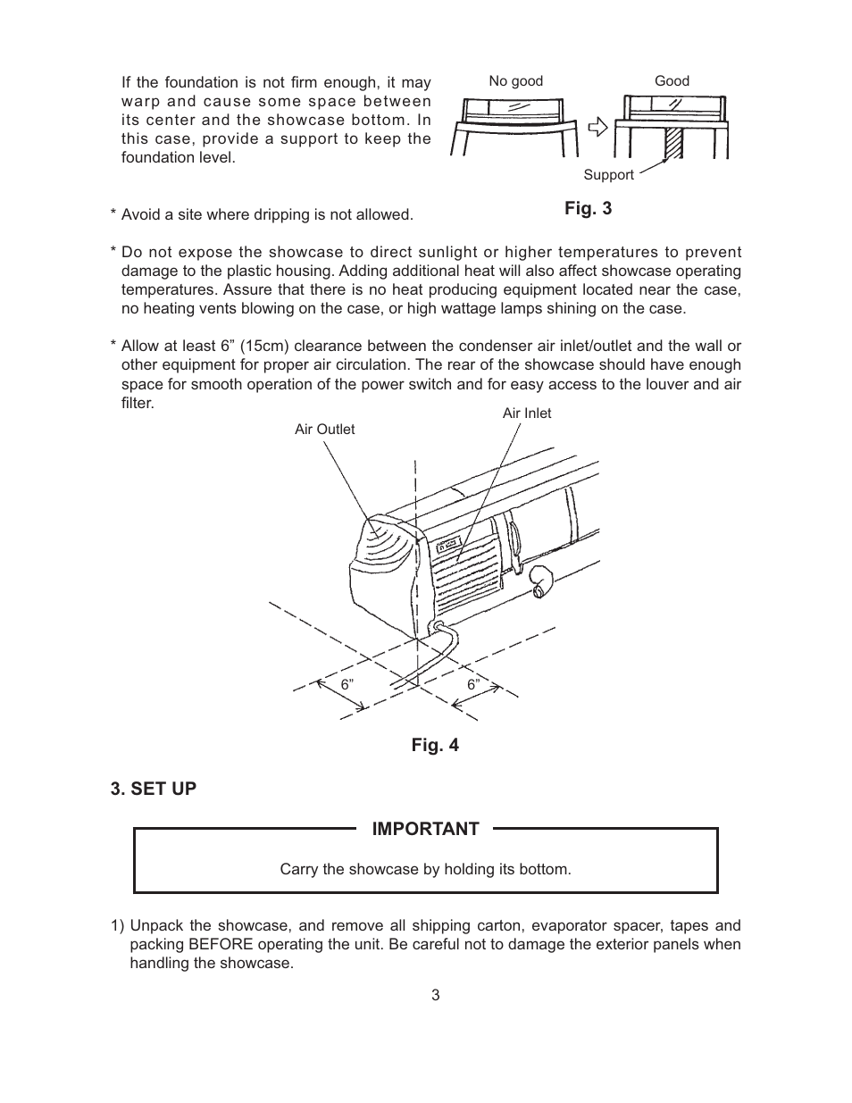 Hoshizaki COUNTER SHOWCASE HNC-180BA-L/R-S User Manual | Page 6 / 12