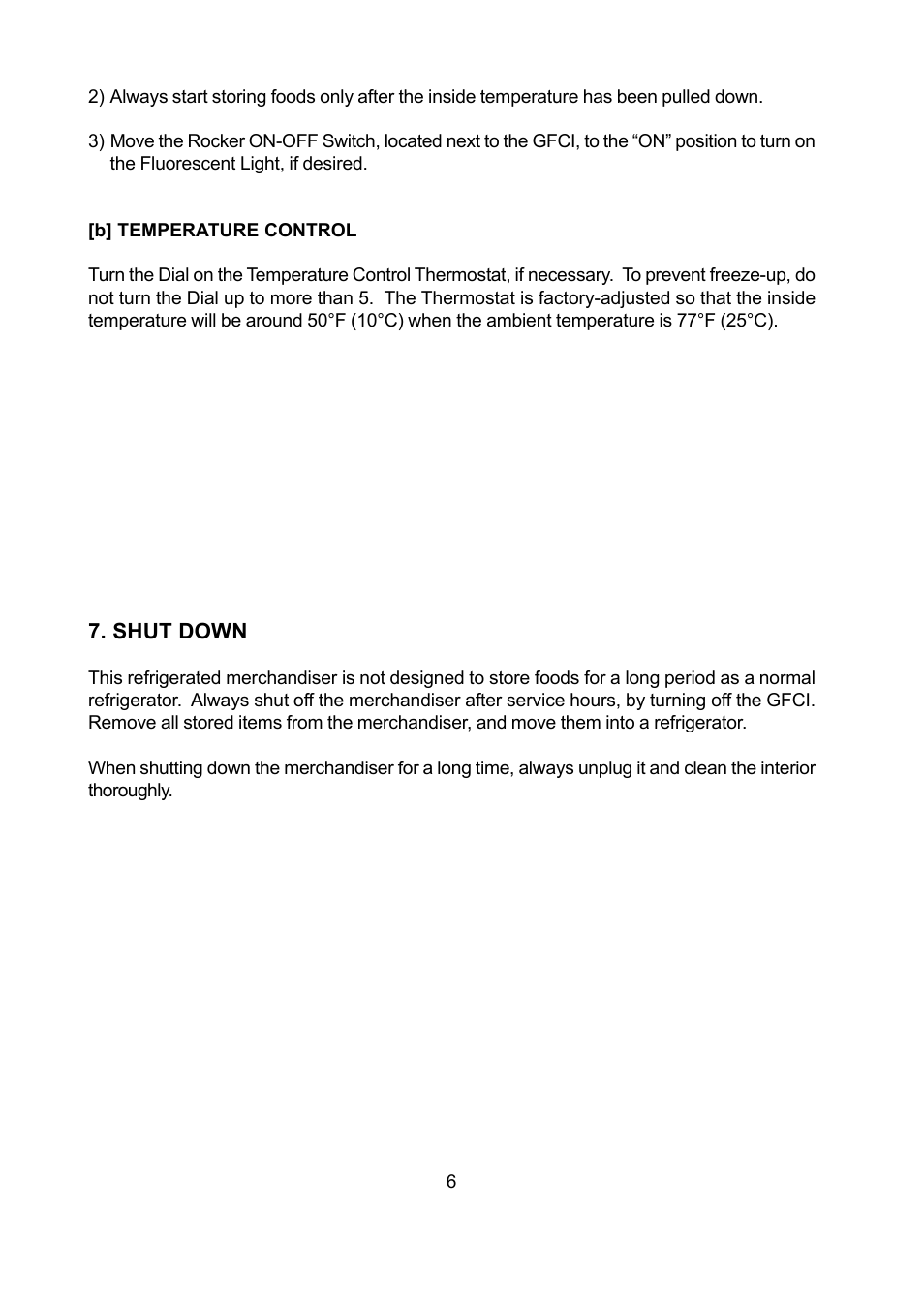 Hoshizaki REFRIGERATED GLASS MERCHANDISER KD-90D User Manual | Page 8 / 12