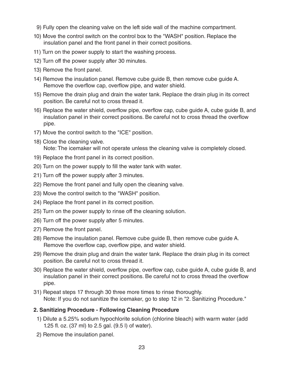 Hoshizaki KMD-901MRH User Manual | Page 23 / 27