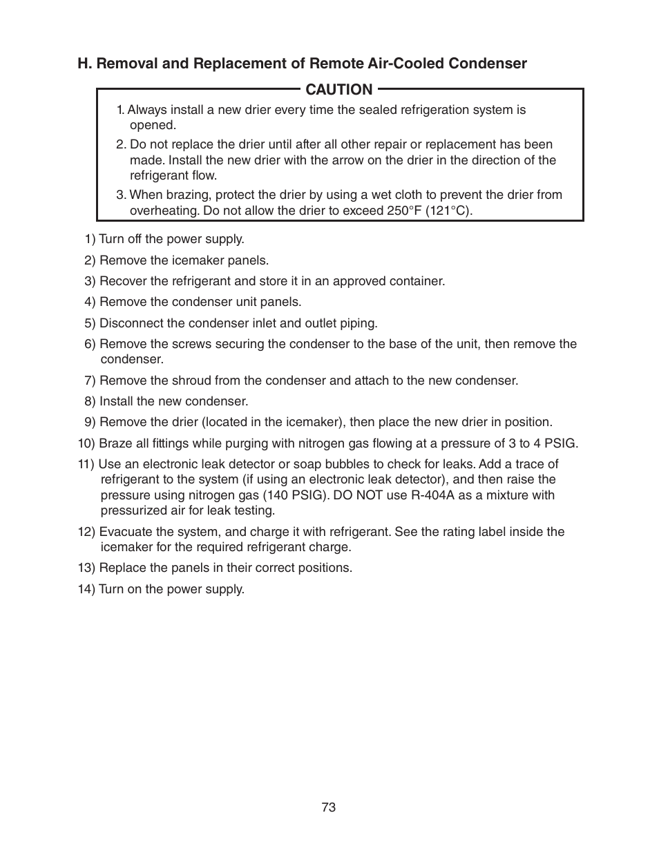 Hoshizaki KM-1301SAH/3 User Manual | Page 73 / 84