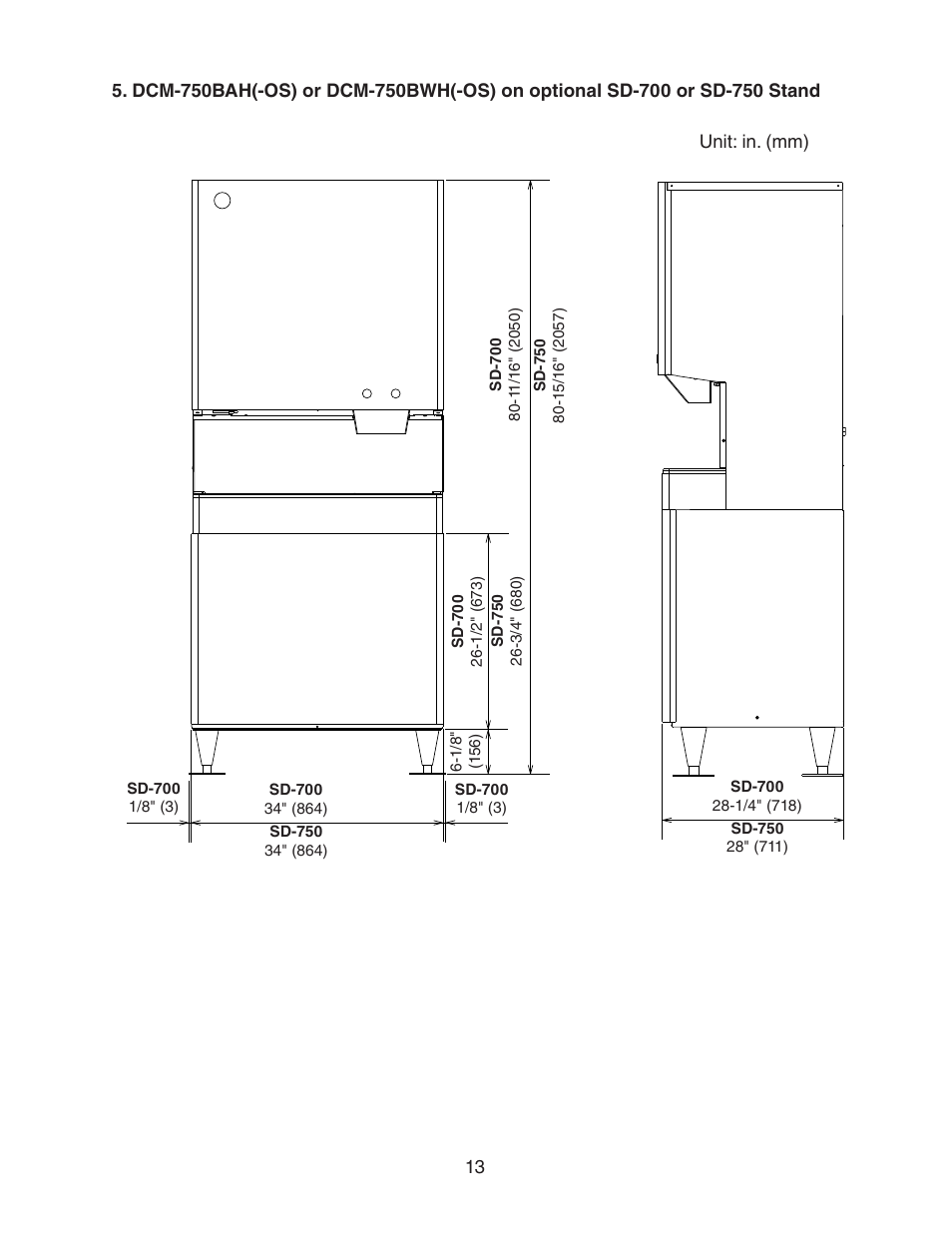 Hoshizaki DCM-750BWH(-OS) User Manual | Page 13 / 32