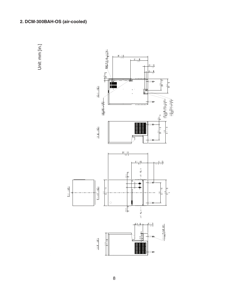 Dcm-300bah-os (air-cooled) | Hoshizaki DCM-300BAH(-OS) User Manual | Page 8 / 25