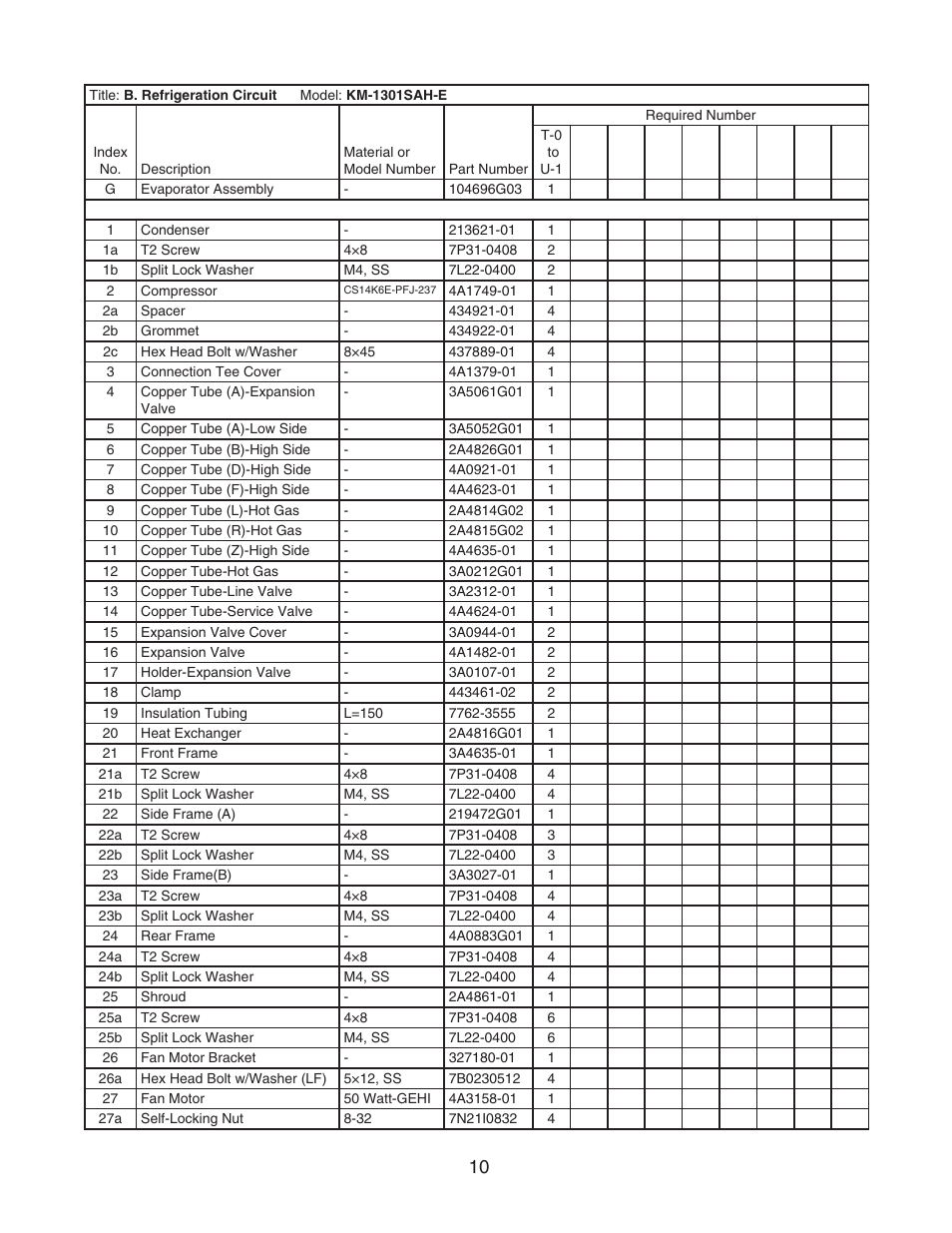 Hoshizaki KM-1301SAH-E User Manual | Page 10 / 22