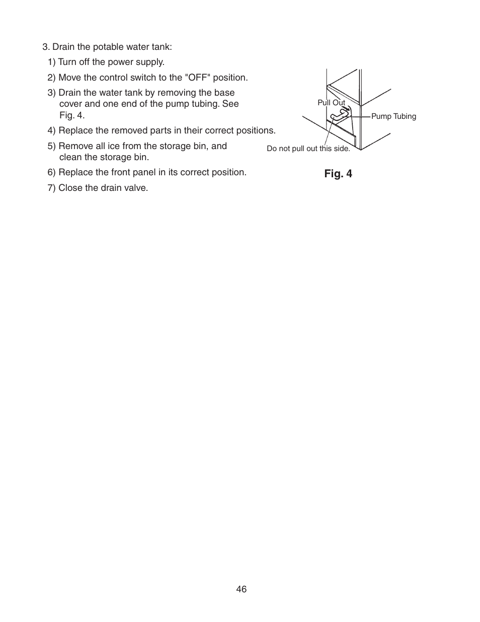 Fig. 4 | Hoshizaki KM-320MAH User Manual | Page 46 / 50