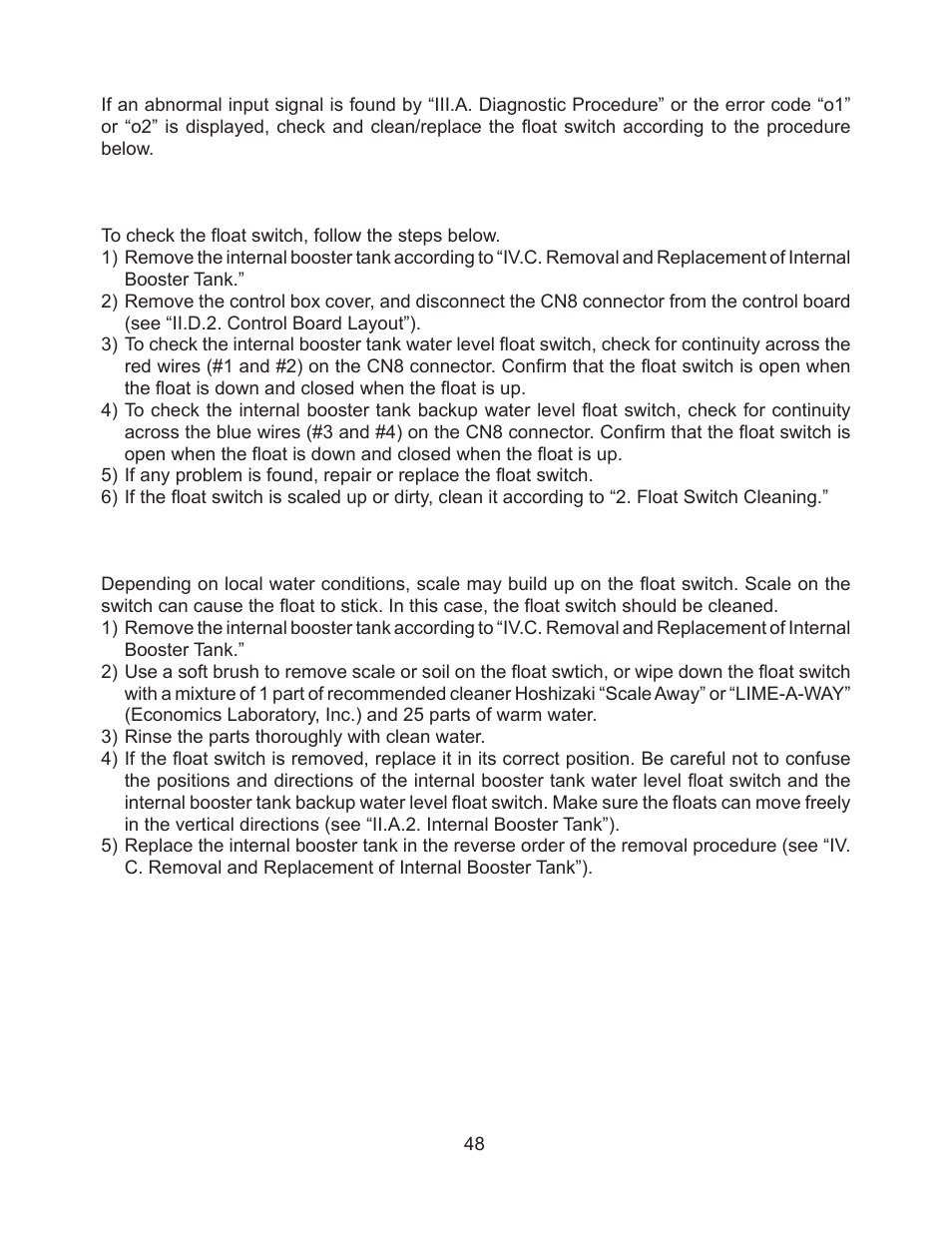 Hoshizaki JWE-620UA-6B User Manual | Page 53 / 79